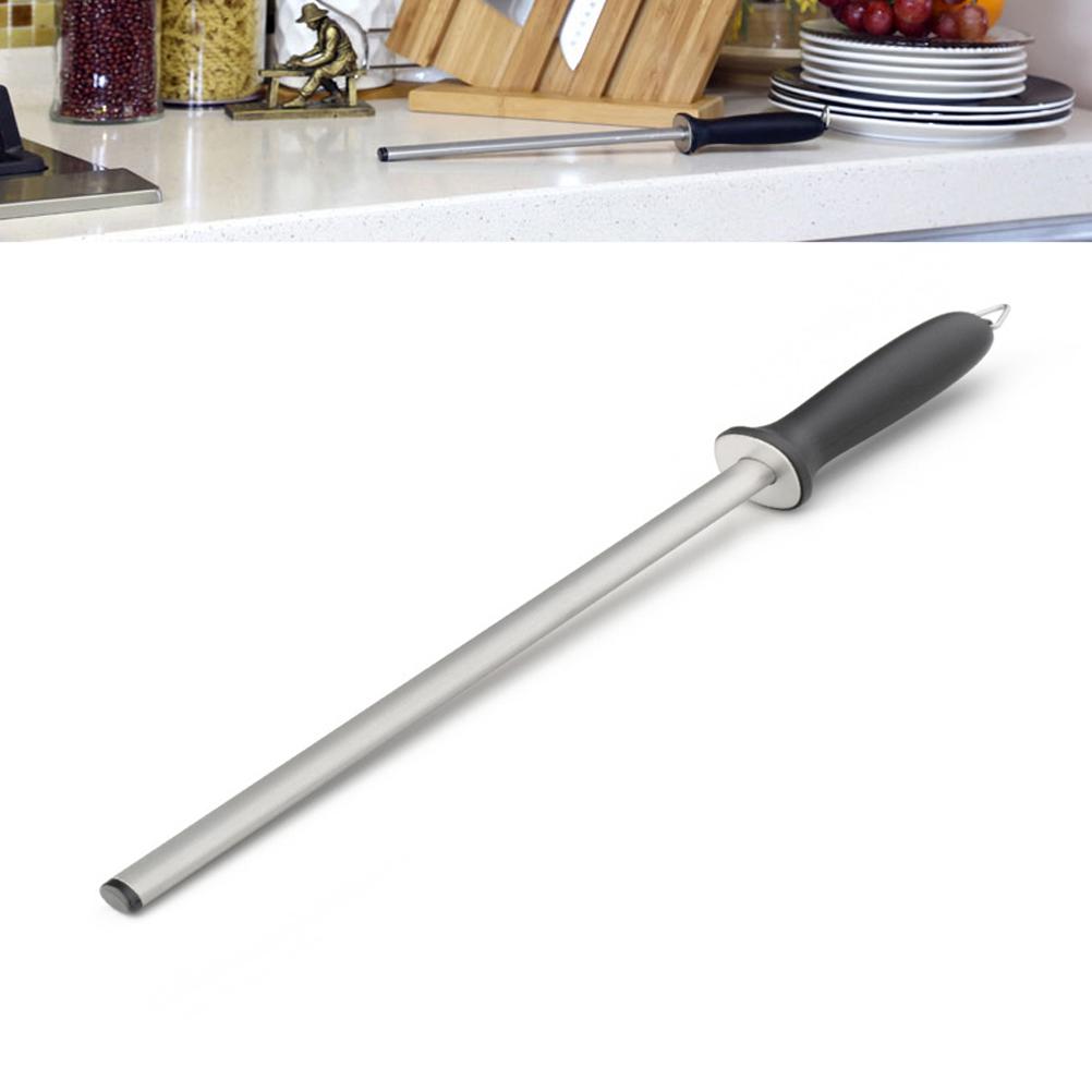 Buy Diamond Carbon Steel Sharpener Rod 12 Inch Rod Rubber Handle for ...