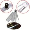 4pcs Stainless Steel High Precision Gap Ruler, Wedge Stopper Tapered Bore Gauge, Internal Diameter Sizing Gauge