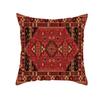 Retro Red Pattern Türkiye Persian Carpet Linen Pillowcase Ethnic Style Pillow Cushion Pillow Case