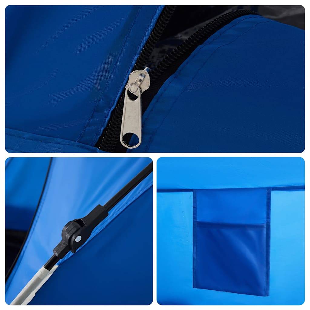 Beach Tent for 2 Persons Azure Blue Quick Release Waterproof