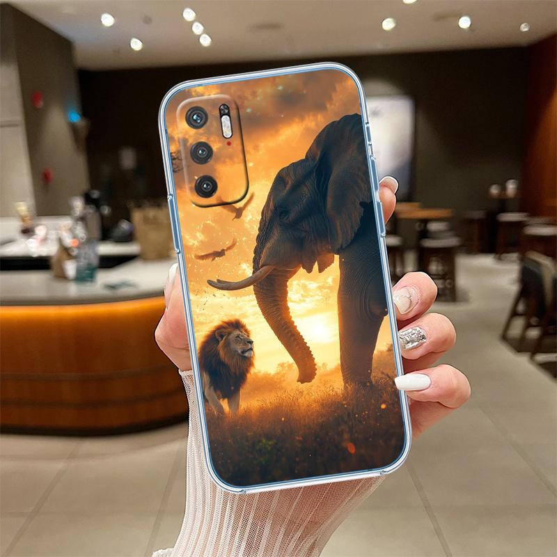 RE5 Animal Elephant Phone Case for Motorola Moto G10 G20 G30 G31 G32 G34 G35 G41 G42 G50 G51 G52 G55 G60 G60S G62 G71 G72 G75