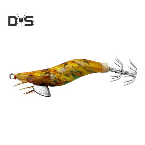 7CM/4.6G Luminous Shrimp Bait with Squid Jig Hook Sinker Realistic Bionic Artificial Lure Saltwater Freshwater Bass Walleye Trout Fishing Accessories