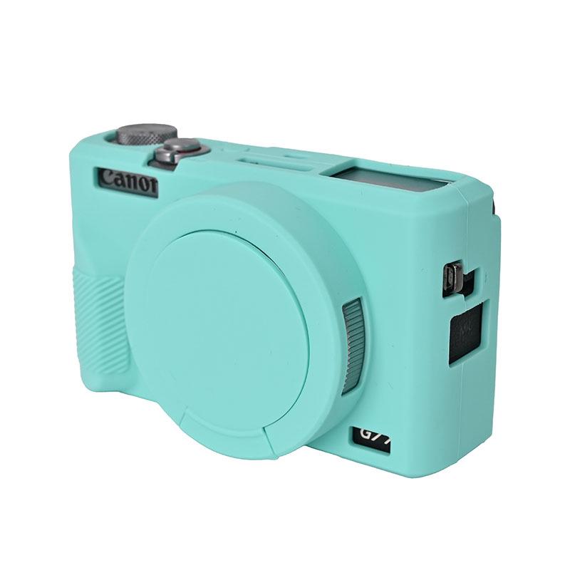 

Silicone Protective Case for Canon G7 X III 3rd Gen Camera озеро синий