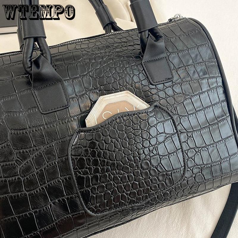 WTEMPO Kvinner stor håndveske skulderveske broderisett dekorasjonssømveske