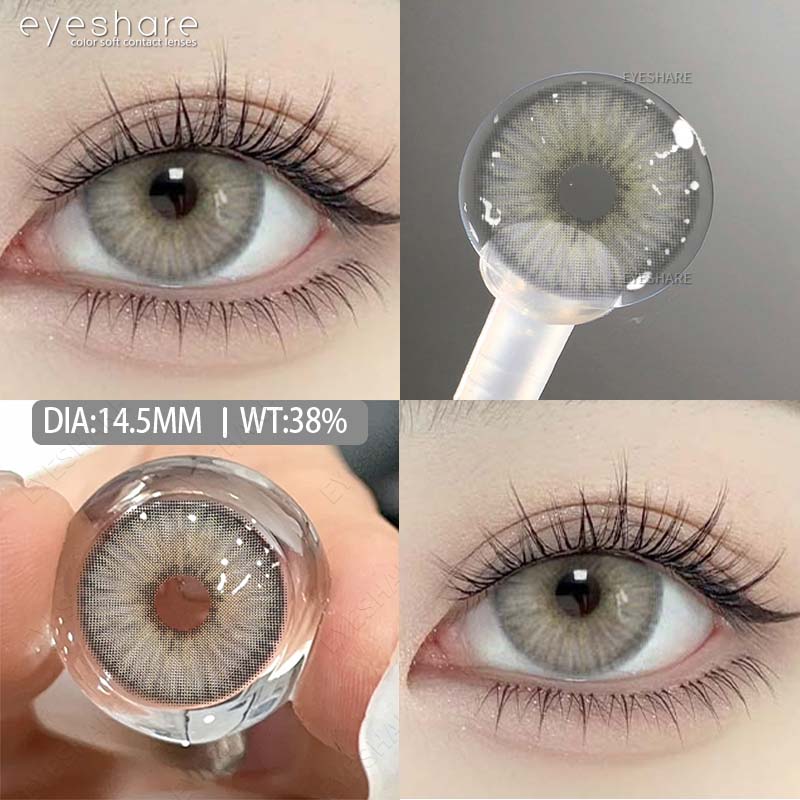 EYESHARE Fashion Color Contact Lenses Bright Blue Color Contact Lenses Soft Lenses Green Cosmetic Contact Lenses Brown Contact Lenses