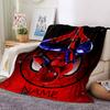 Customiz Name Personality Spider-Man Blanket Soft &Warm Sofa Office Bed Travel Lunch Break Blanket, Gift Suitable All Seasons