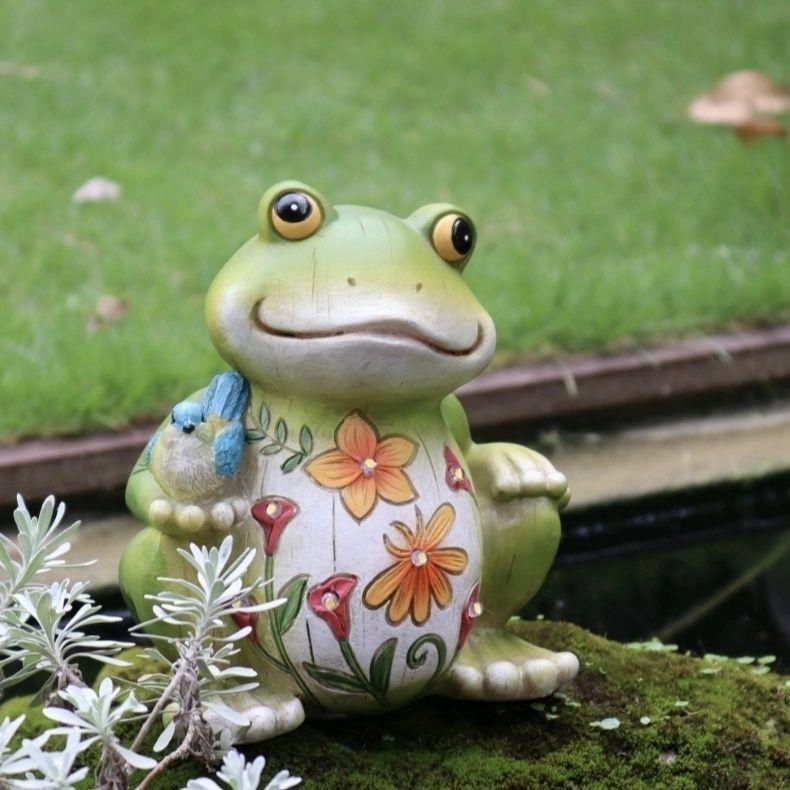 Solar-Powered Frog Garden Light – Cute Waterproof Decor for Outdoor Courtyards