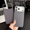 For Apple 17 ProMax Kevlar Carbon Brazing Pattern Phone Case for IPhone 16 Creative Anti Drop Half Pack Hard Case