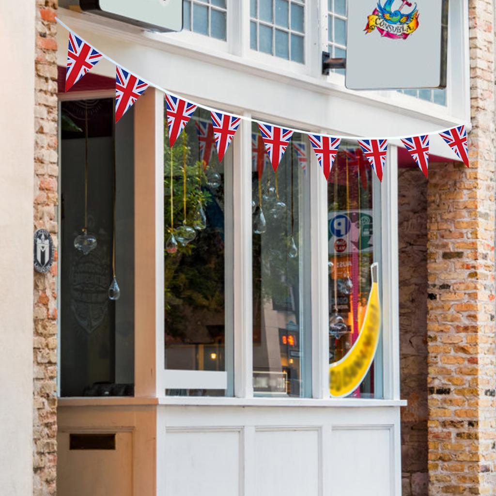 Union Jack Flag Bunting 2025 Queens Jubilee Decorations Party Supplies British Union Flag Bunting Banner Garlands Party Decors