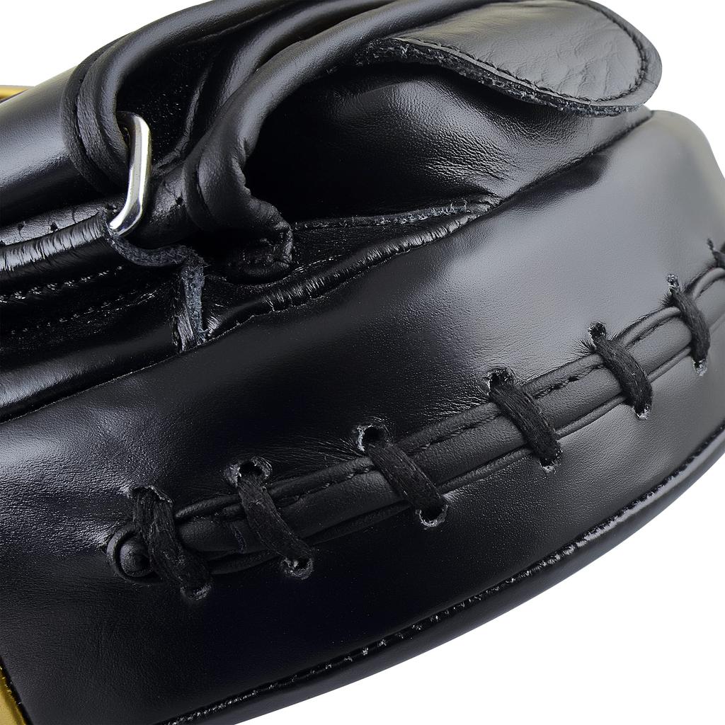 adidas Speed Micro Air Punching Mitts ADISP550FM adidas Boxing Mitts for Kickboxing and Gym Use and (Pair) // (Black Gold)