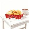 20Pcs Festival Paper Snack Plates Holiday Dinnerware For Christmas Gatherings Cookie Treats Biodegradable Serving Trays