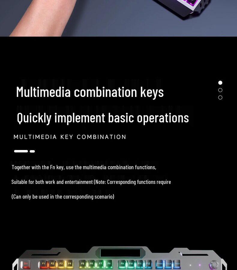 Wired Gaming Keyboard, Mouse & Headset Set - E-sports Mechanical Desktop Peripherals