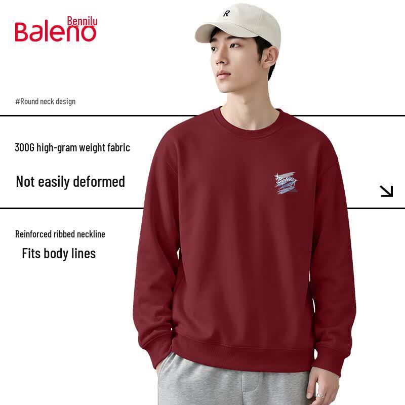 Baleno Men's Long Sleeve Crewneck Sweatshirt