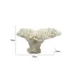 Modern Geometric Art Simulation Coral Sculpture Ornaments, White Coral Model Sculptures, Resin Crafts, Home Decoration