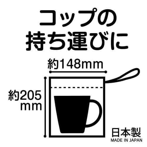 Skater Lunch Box Cup Bag Chikawa KB63-A