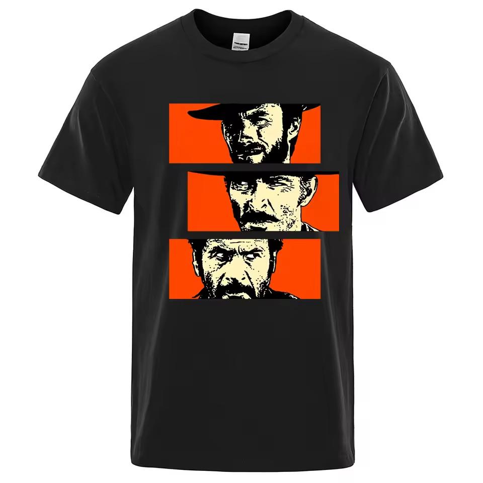 The Good The Bad and The Ugly Vintage Movie T-Shirt Men Women Cotton Tee S-5XL S