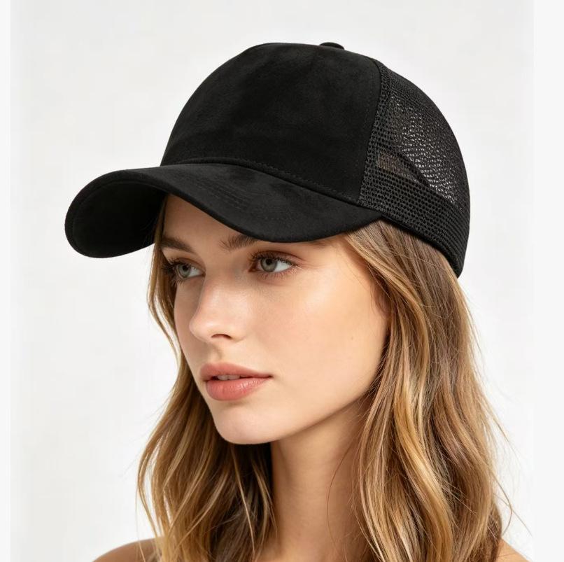 European and American truck driver hat suede mesh hat new outdoor baseball cap sunshade cap men