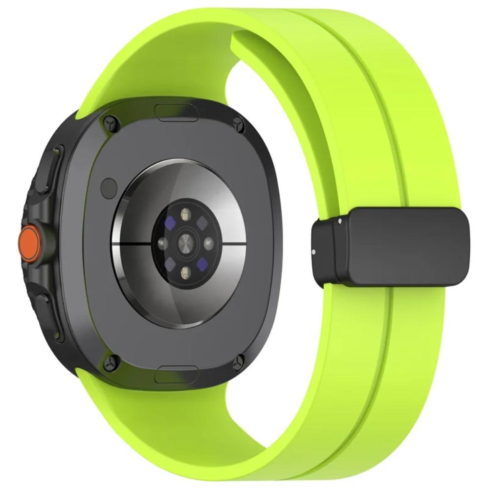 Silicone Strap for Samsung Galaxy Watch 8/9 40mm 44mmm Magnetic Buckle Metal Replacement Wristband Galaxy Watch 8 Classic 46mm