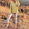 Women's 2026 Autumn/Winter Corduroy Long Sleeve Pocket Cardigan