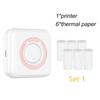 Mini Portable Photo Printer Pocket Thermal Printing Impresoras Bluetooth-compatible For Mobile Phone Android and iOS Gifts
