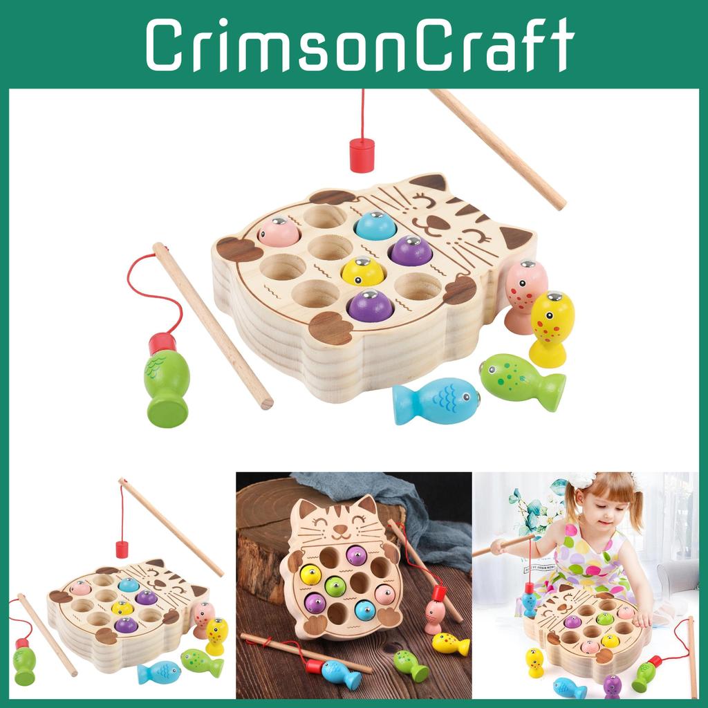 Magnetic Baby Wooden Toy Children Educational Puzzle Skill Gift Development