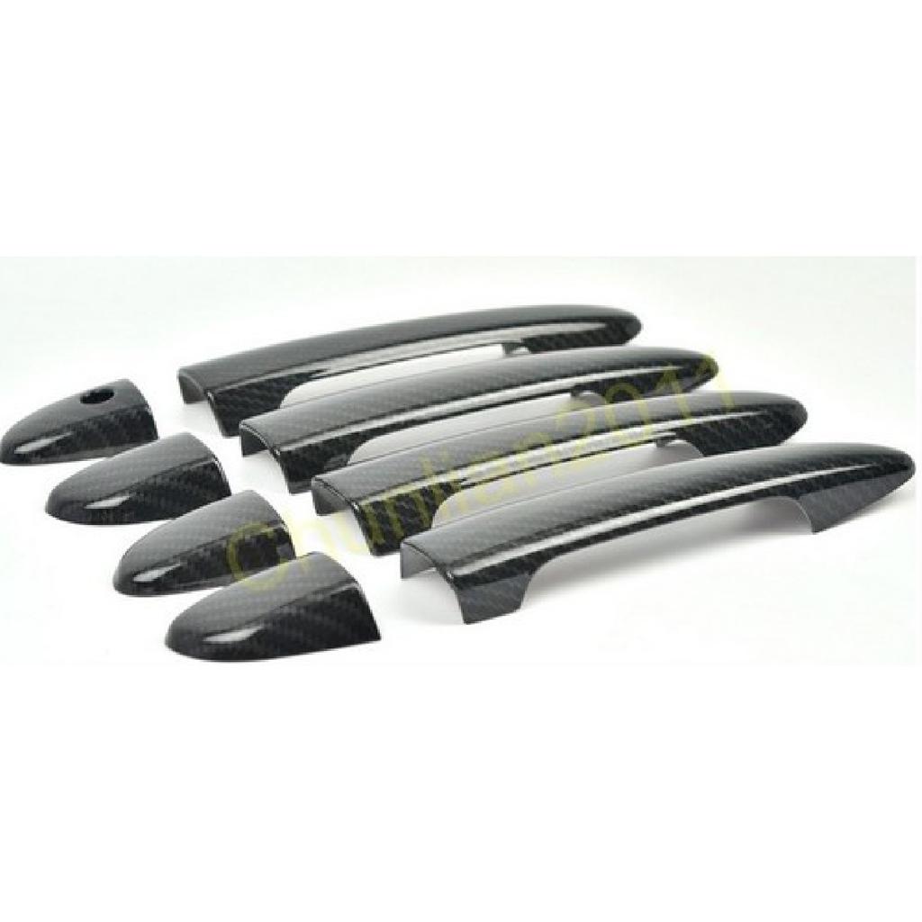 Door Handle Cover Trim for 2017- Mazda CX-5 8pcs Carton Fiber Coated
