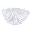 Fly Fishing Landing Net Collapsible Clear Rubber Replacement Bag for Angler White 21cm Depth