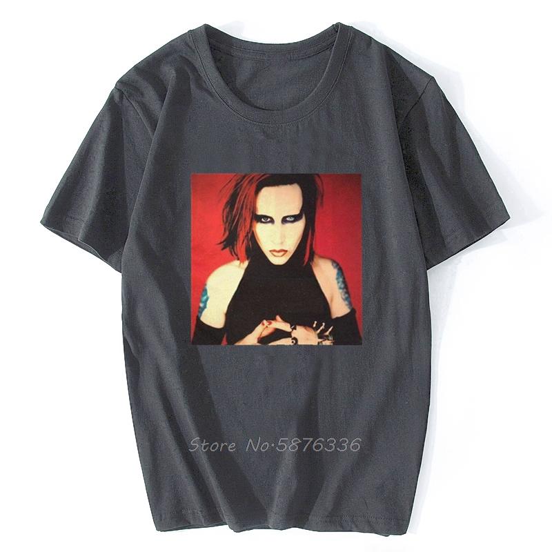 Extra Large Marilyn Unisexson Band Rock Roll Tee Shirts for Unisex Unique Short Sleeve Crewneck Graphic Tshirt Male Cheap Apparel