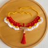 Joyful Pet Celebration Scarf: Knitted Wedding Collar & Dog Bib