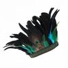 Feather Crown Headbands With Strap Decorative Headdress Indian Crown Hair Band Halloween Cosplay Headwear
