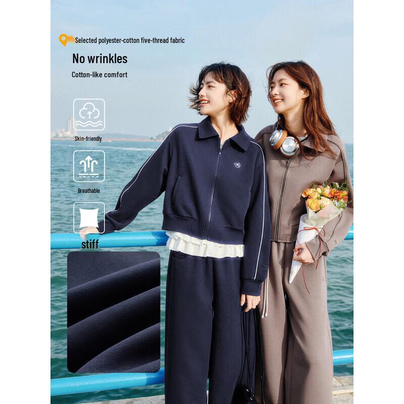 ANTA Guan Xiaotong Collection Women s Knit Tracksuit L