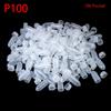 100Pcs/Lot Portable Mini Capsule Organizer Portable Flip Lid Transparent Capsule Storage Containers Pill Box Holder Pill Case
