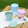 1pc Portable Foldable Water Bridge Outdoor Camping Travel Mug, 200ml Compression Cup for Tea and Coffee