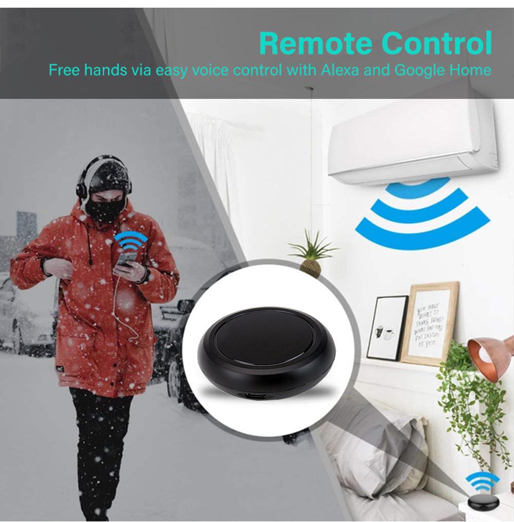 Wi-Fi Smart Infrared Remote Control with Voice and Timer Compatibility