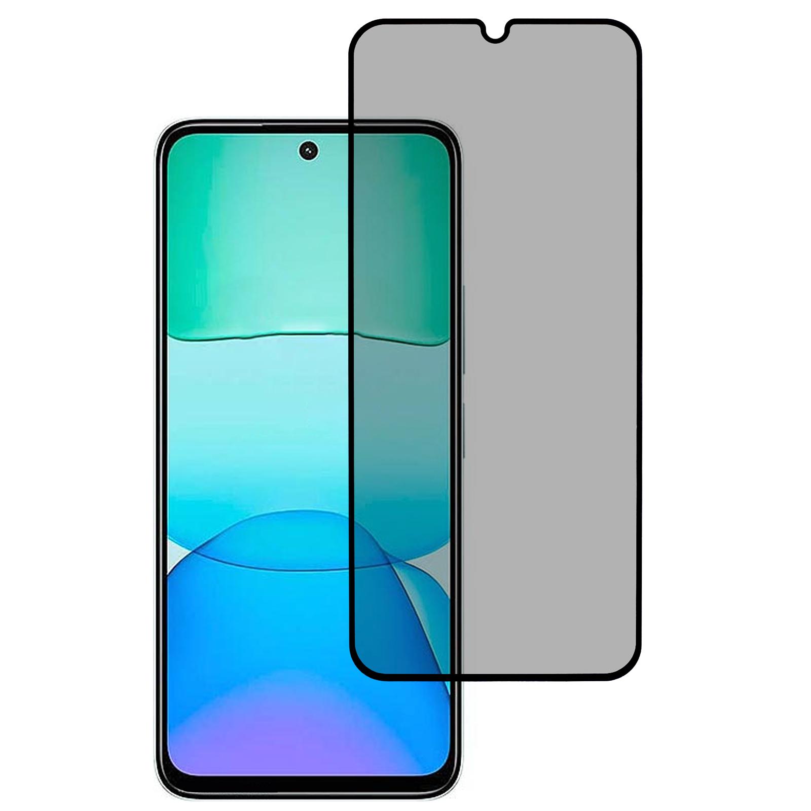 

Захисне скло із загартованого скла на весь екран із шовковим друком на краю для Xiaomi Redmi 13 5G/13 4G, антишпигунське Type A