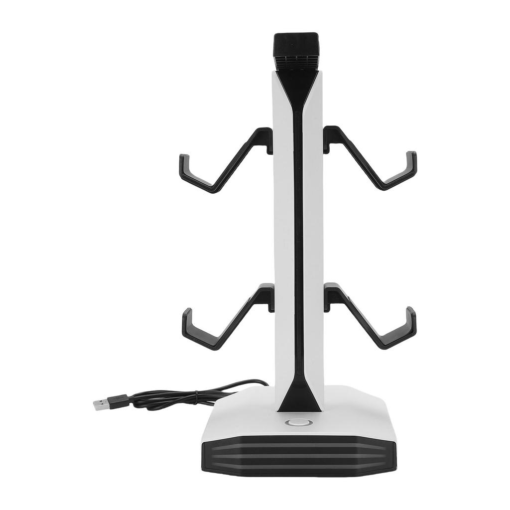RGB Game Controller Headset Holder Type C 2xUSB Ports Desk Headset Stand for Home Studio