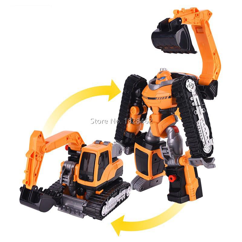 Duża Wersja Zagraniczna Tobot Robot Transformujący w Samochód Zabawki Koreański Kreskówkowy Bracia Anime Tobot Deformujący Samochód Spycharka Zabawki