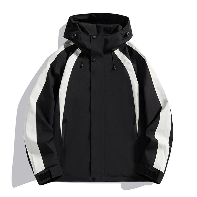 Shock-up Jacket for Men and Women In Autumn and Winter Three-in-one Removable Jacket Outdoor Waterproof Windproof Plus Velvet Thickened Jacket