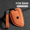 Husă de piele pentru cheia auto pentru BMW X1 X3 X5 X6 X7 F20 F15 F16 F48 G20 G30 G01 G02 G05 G11 G32 Seria 1 3 7 Breloc Accesorii Suedeză