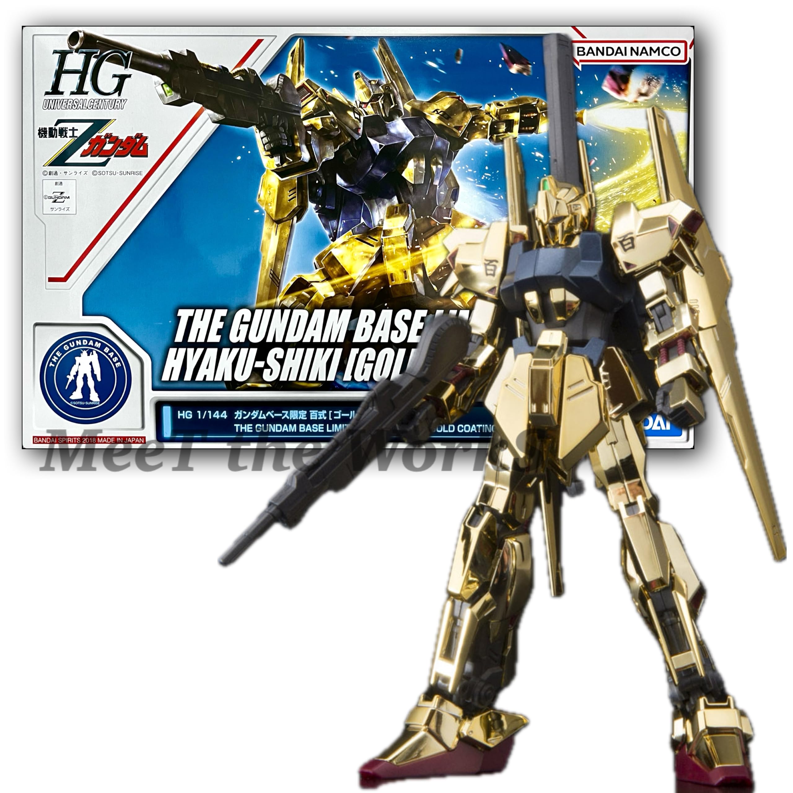

[HG] 1/144 Base Limited Hyaku Shiki [Gold Coating] Mobile Suit Z Plastic Model