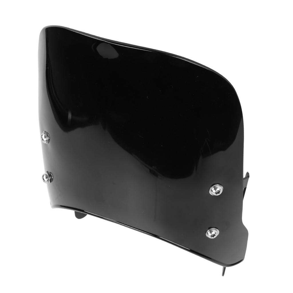 Motorcycle Front Windshield Unbreakable PMMA Panel Front Wind Deflector with Mount Bracket for