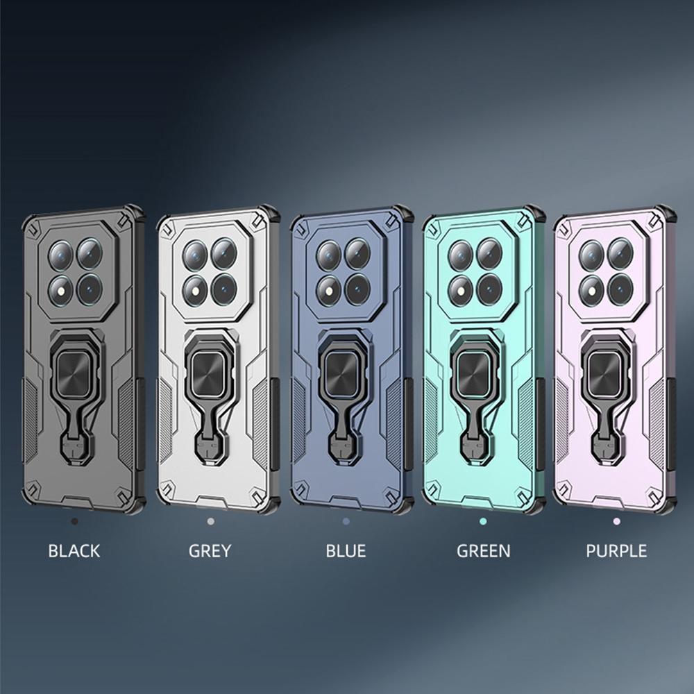 For Xiaomi Redmi Note 15 Pro 5G Case Camera Lens Protector Armor Cases For Redmy Note15Pro 5G Magnet Holder Ring Cover