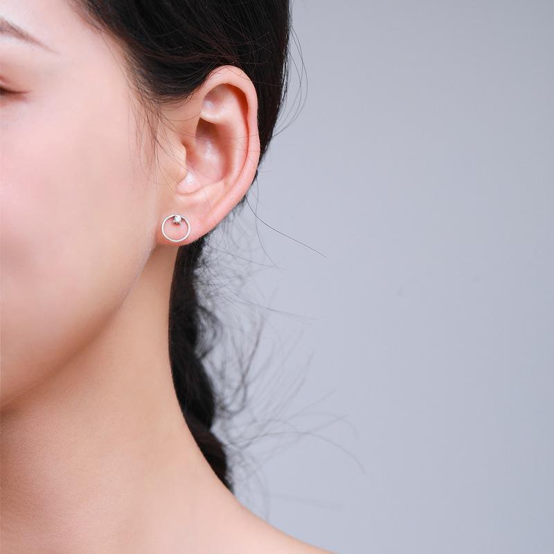 Cercei cu zirconiu din argint 925 Tancise Cercei cu picătură pentru femei Cadouri de nuntă