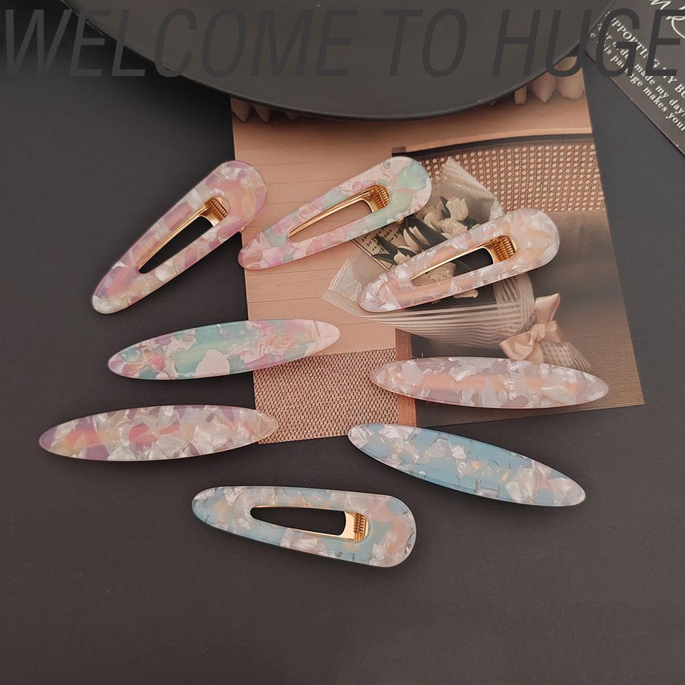 2pc Cute High Quality Geometric Hairpin Hair Side Clips for Women Girls Headband for Hair Accessories Headwear