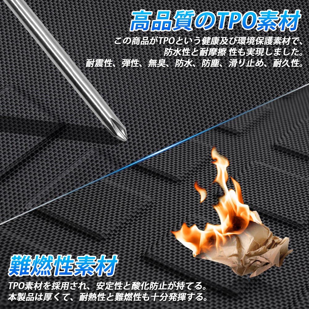 Tapete de Bagageira Mixsuper Série Harrier 60 Tapete de Porta-Malas Bandeja de Bagageira 3D HARRIER Dezembro 2013 Junho 2020 Material TPE Projetado especificamente para o modelo de carro