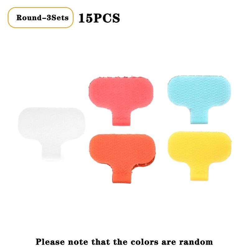 5-200PCS Cable Label Writable Colored Cable Identification Sticker Self-adhesive Writable Wire Classification Strap