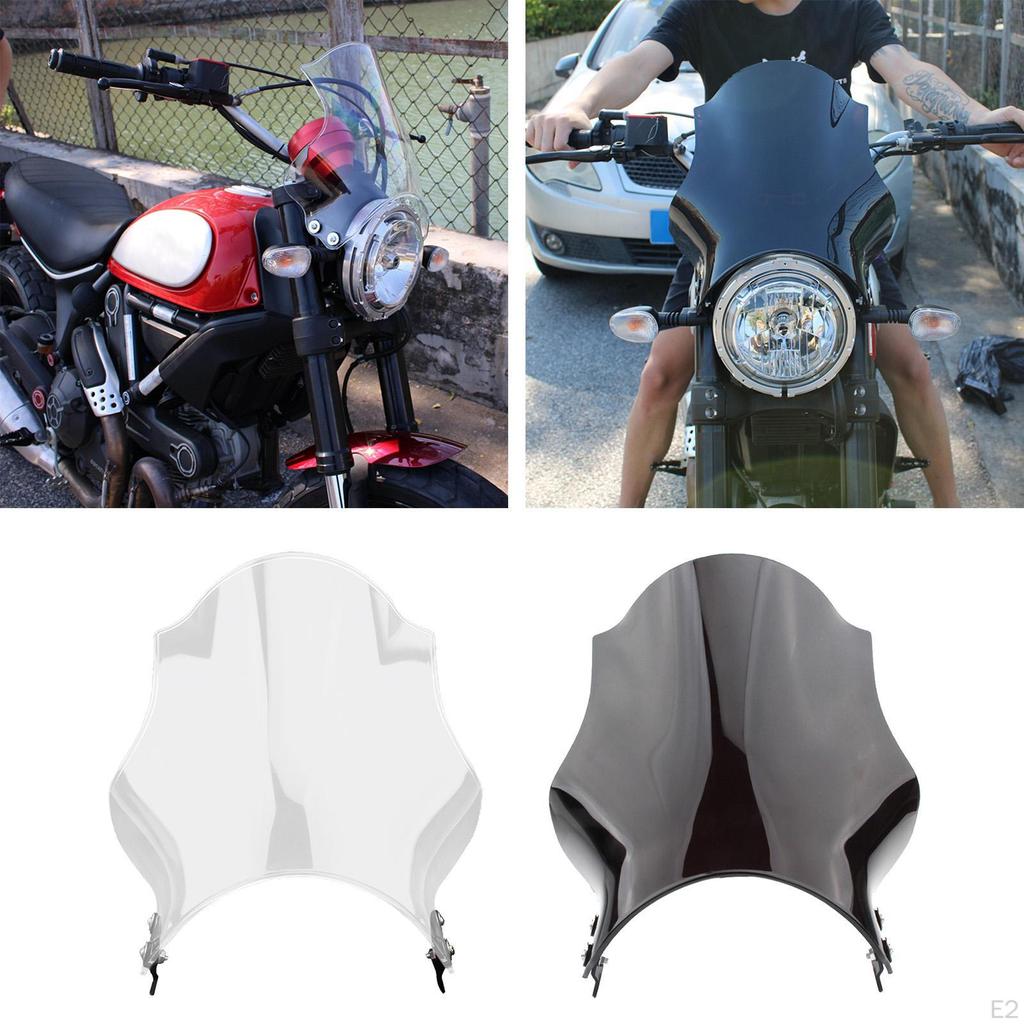 Motorcycle Windshield Windscreen Deflector Riding for SCRAMBLER 800 2015