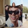 Hip Hop Singer Q-Quevedo Blanket Blanket for Couch Sofa Travel Home Hiking Picni Bed Beding Flannel Blanket birthday gift