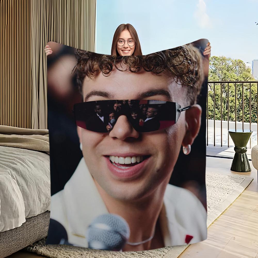 Hip Hop Singer Q-Quevedo Blanket Blanket for Couch Sofa Travel Home Hiking Picni Bed Beding Flannel Blanket birthday gift