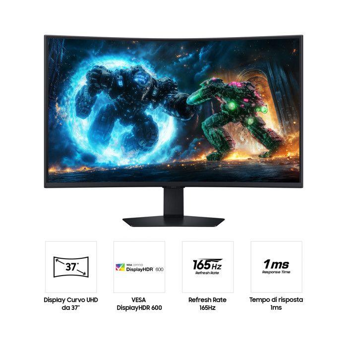 Samsung Odyssey G7 G75F Gaming Monitor Curved 37" UHD 1ms Black